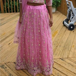 Pink Lehenga Choli